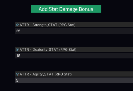 RPG Builder Mod: Additional Effect Bonus Damage through Multiple Stats